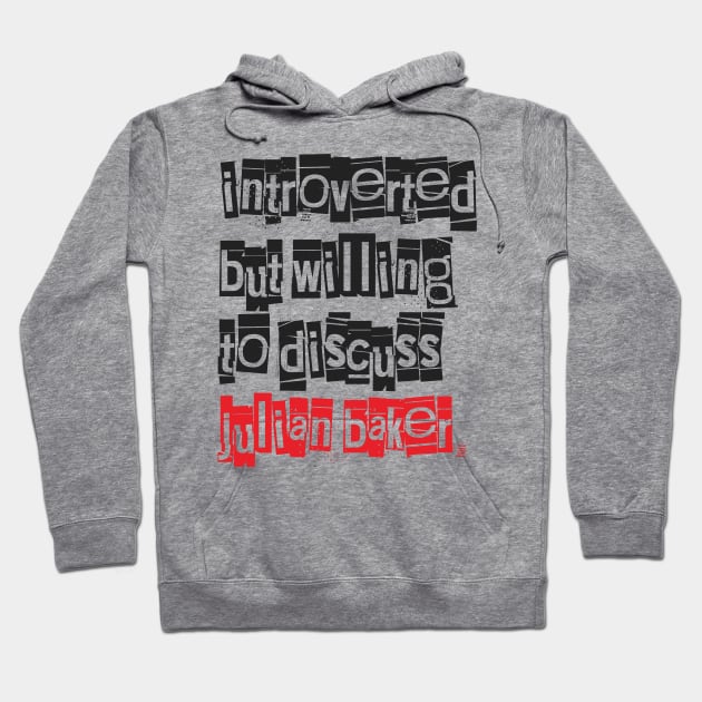 Introverted & Music-Julian Baker Hoodie by CreatenewARTees